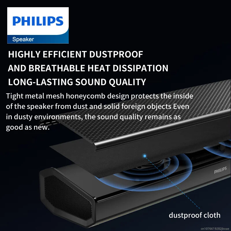 Philips Original SPA5109 haut-parleur prend en charge les connexions Bluetooth et filaires haut-parleur intérieur HiFi stéréo basse ordinateur boîte vocale