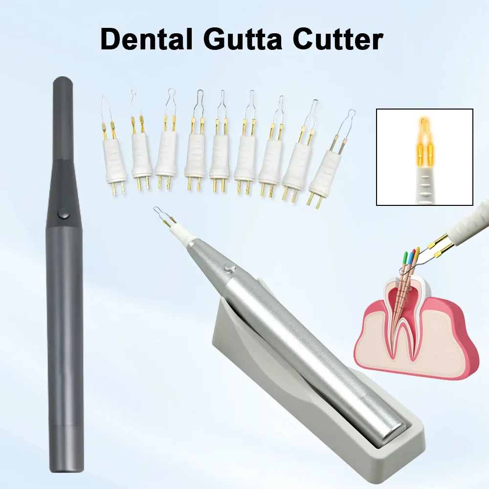 

Стоматологический резак для гуттаперча с 8 наконечниками, металлический резак для резки зубной десны, оборудование для эндотерапии, стоматологические нагревательные лабораторные инструменты