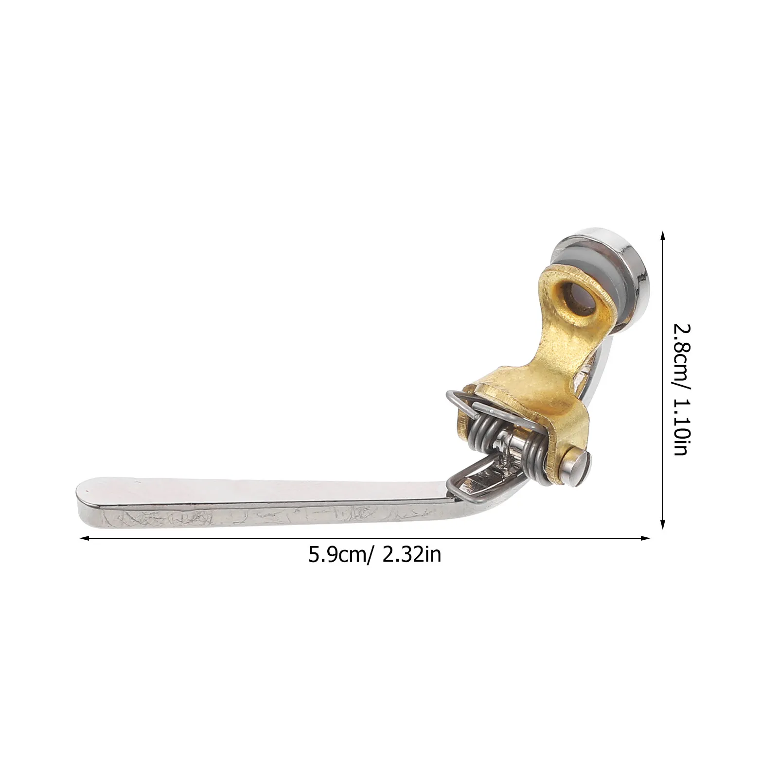 Picture 6: 1Pcs Trombone Watergate Key Bond Drain Clique Fitting Silver Heavy Duty Cork Pad for Professional Trombone Maintenance Easy