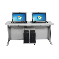 Zws Computer Desk Student Data Center Computer Flip Desk Multimedia Classroom New Desk