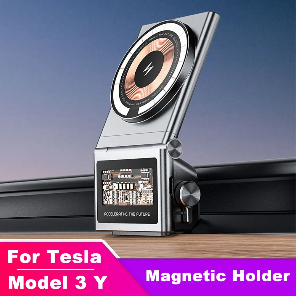 

Wireless charger fast charging For Tesla Model 3 Y dedicated phone holder Suitable for mobile phones