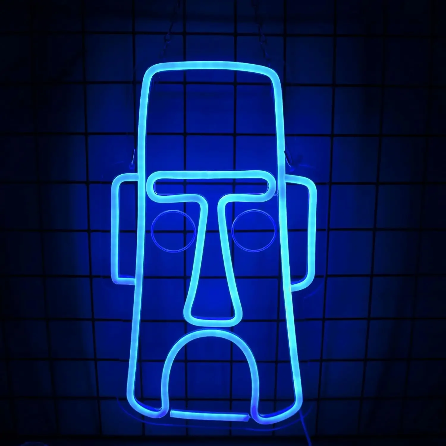 スポンジ・ボブ-ネオンサイン-スクイッドワード・テンタクル-ネオンライト-調光可能-ゲームルーム-パーティー-子供部屋-壁飾り-誕生日プレゼント-​