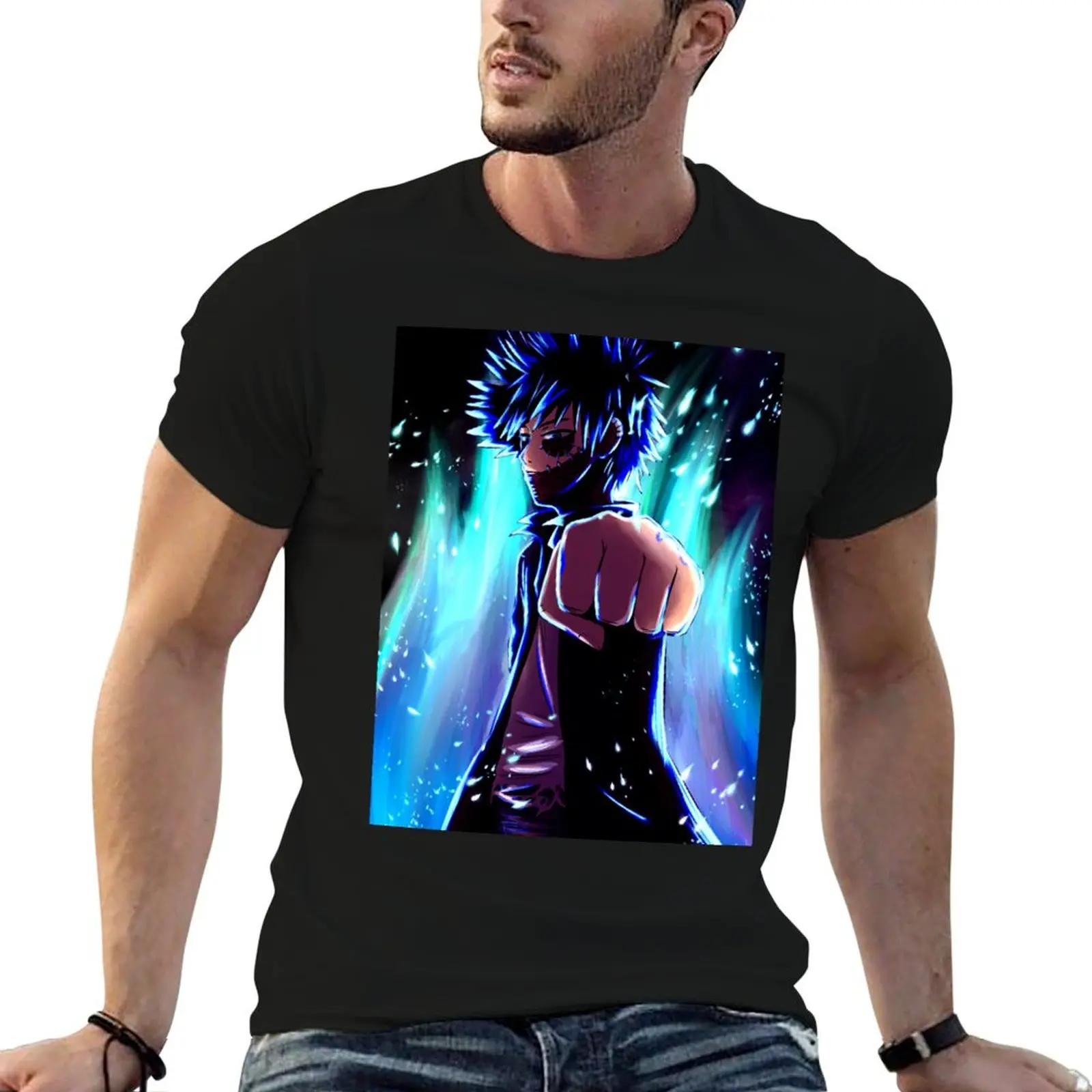 Dabi's Ambition (BNHA Dabi) [Shade 2] T-shirt pour homme, t-shirts imprimés graphiques pour homme, t-shirts en coton pour homme, T-shirt drôle
