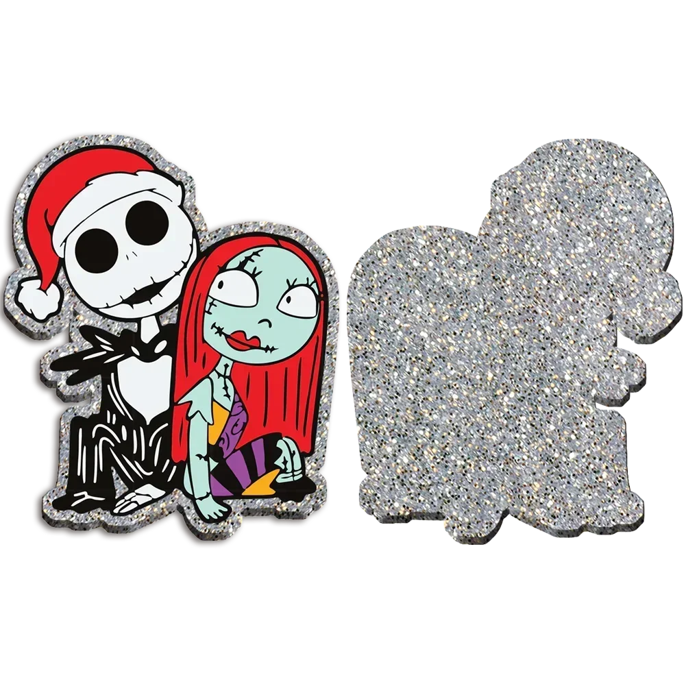 

Chunky Glitter Planar Resin The Nightmare Before Christmas Disney Acrylic Flatback For DIY Phone Case Hair Bow Craft Keychain
