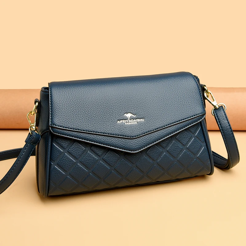 أزياء عالية الجودة بو الجلود حقيبة يد محفظة أنيقة المرأة بلون الكتف حقائب كروسبودي سيدة رسول حمل للفتيات