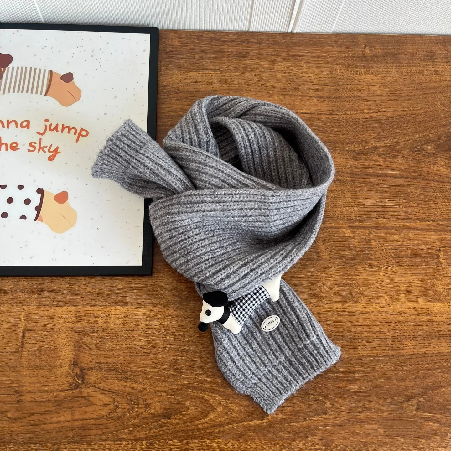 قفازات شتوية دافئة مضادة للانزلاق للأطفال بتصميم كرتوني لطيف مبطنة بالصوف للارتداء اليومي للفتيات الصغيرات والأولاد