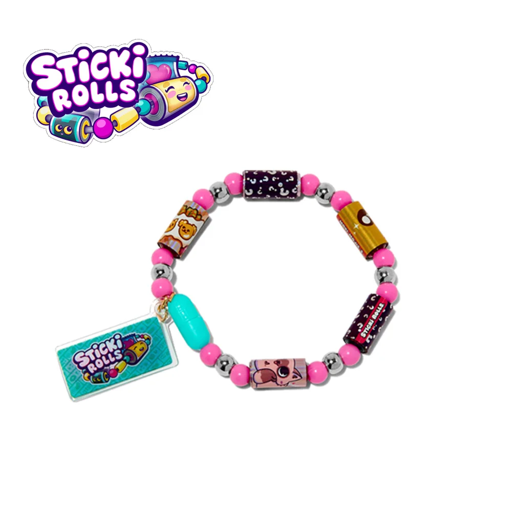 STICKI Rolls Sticki Bands - Wearable & Shareable Sticker Bracelet original 1000 Fun Sticker Designs to collect