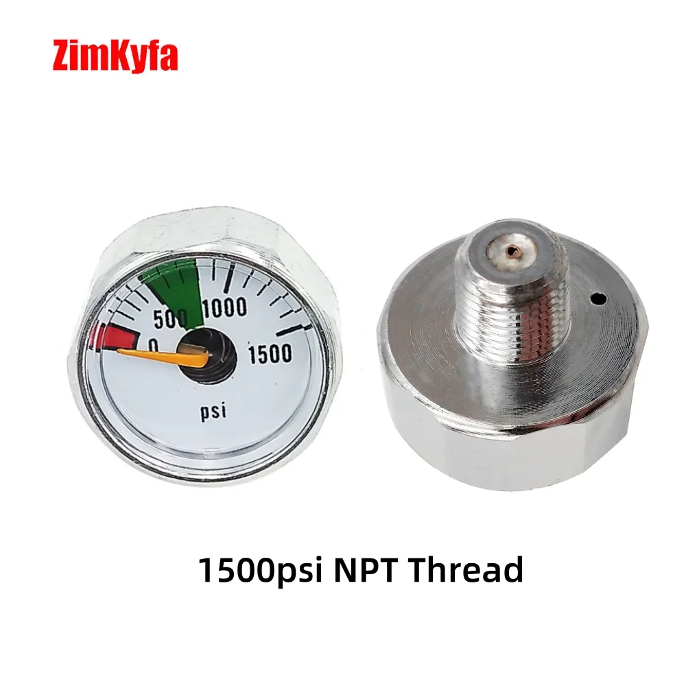 HPA Mini 1/8BSPP 1/8NPT Manometer Manometer Gasflasche Nachfüllregler Armaturen – Detail 13