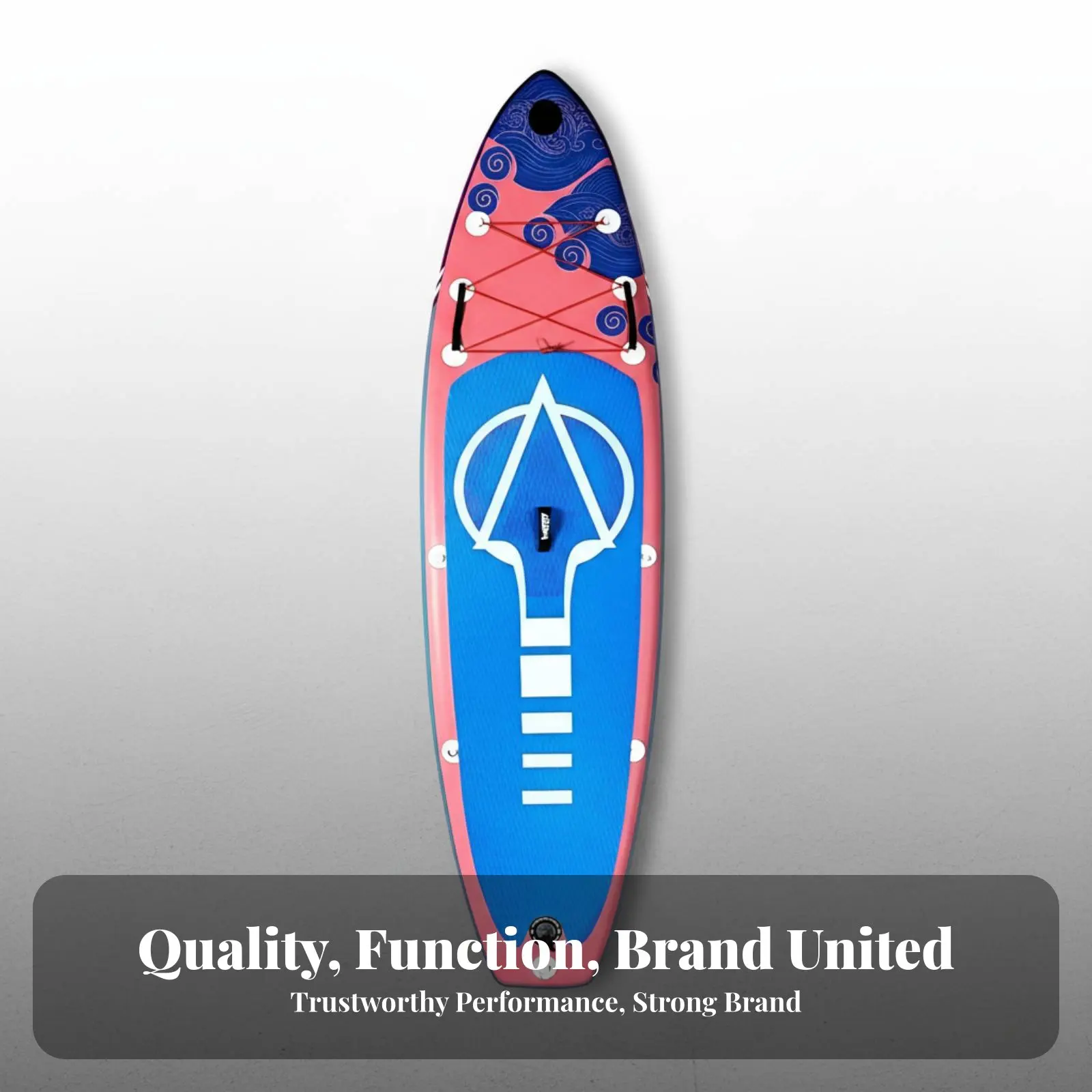 

Double-Layer Inflatable Stand-Up Paddle Board, Thickened, Brushed, Portable, Wear-Resistant, for Beginners and Water Activities