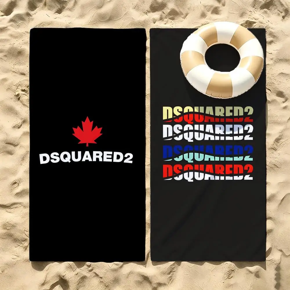 Brand Dsquared2 Towel Microfiber Beach Towel Quick Dry Absorbent Soft for Swimming Yoga Resort Travel Camping