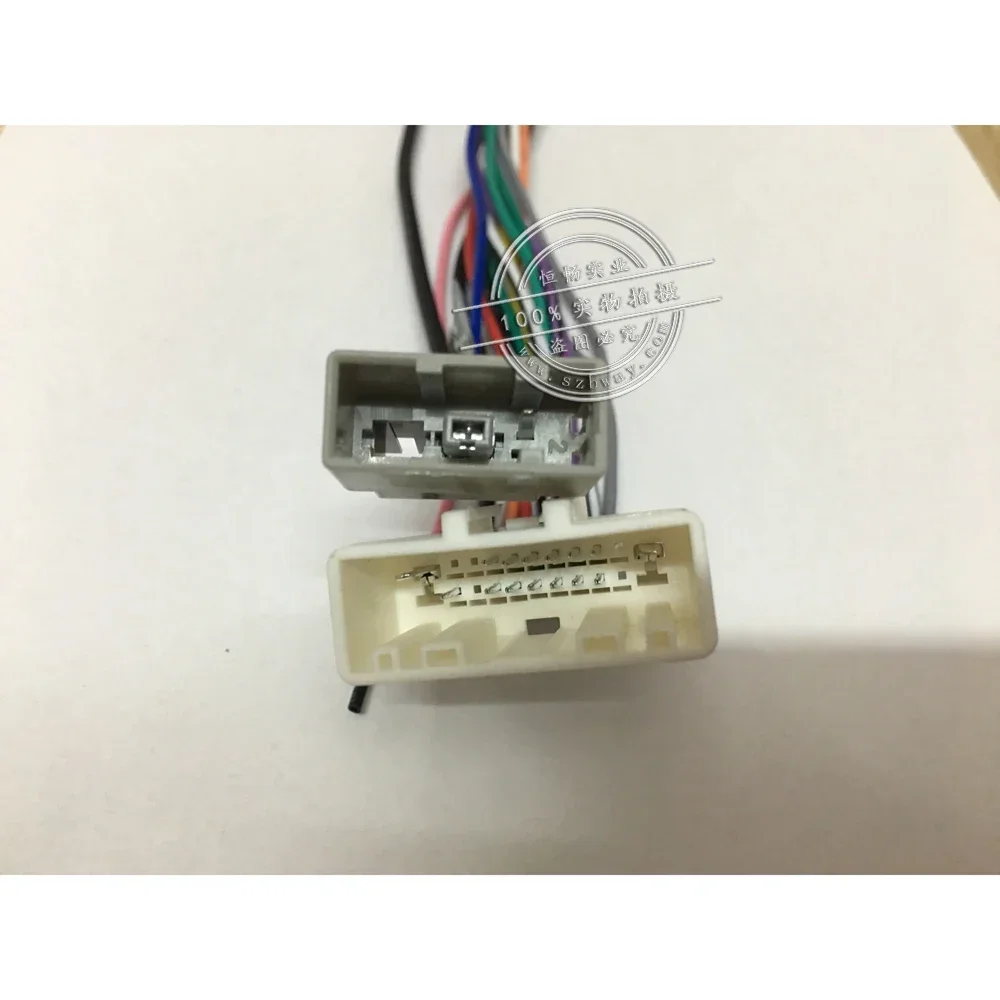 Car Stereo Female ISO Radio Plug Power Adapter Wiring Harness Special For Nissan Tiida ISO harness power cable view 5