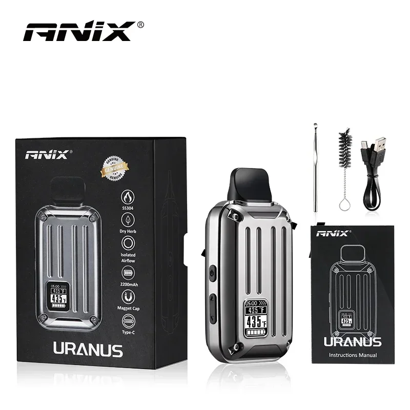 Trockenkruter-Verdampfer ANIX Uranus Vape Pen 2200 mAh Akku Tragbares elektronisches Zigaretten-Set OLED-Display Kruter-Rauch-Vaper - AliExpress 44 Trockenkruter-Verdampfer ANIX Uranus Vape Pen 2200 mAh Akku Tragbares elektronisches Zigaretten-Set OLED-Display Kruter-Rauch-Vaper - AliExpress 44