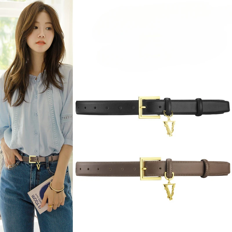 

Luxury Belt, Women's Needle Buckle, Cowhide Belt, Women's Simple and Versatile Design Trend, Summer 2024