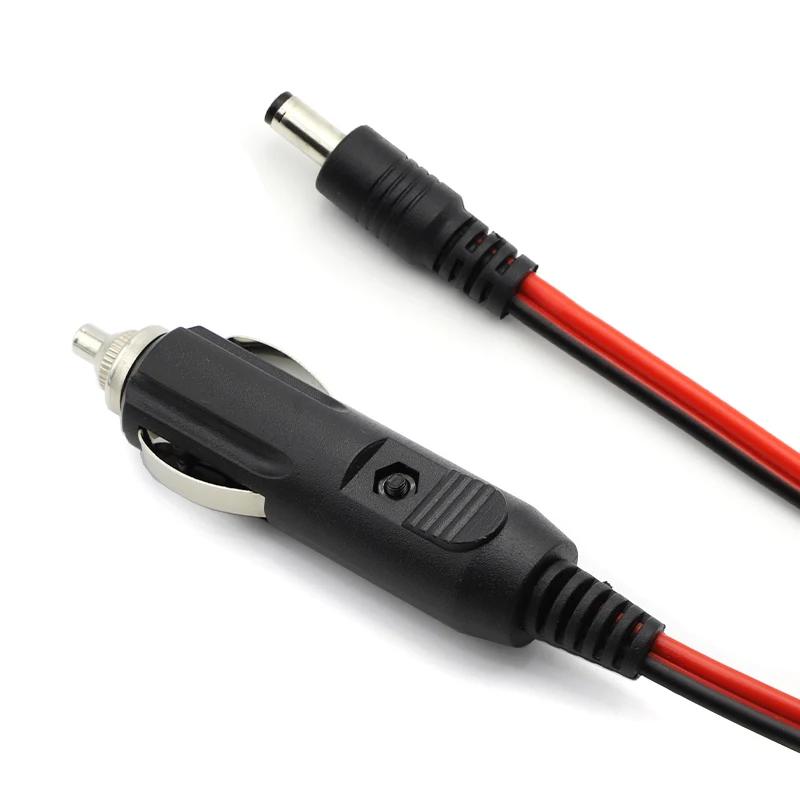 DC 12V 5A Car Cigarette Lighter Charger Cable With Fuse, Universal Power Adapter DC Plug 5.5x2.1mm Compatible with 5.5*2.5mm 1pc view 5