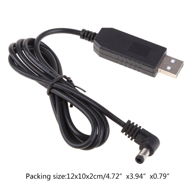 Walkie Talkie USB Cable Charging Cord 5V To 9V for baofeng UV-5R UV82 Two Way Radio USB Dropship