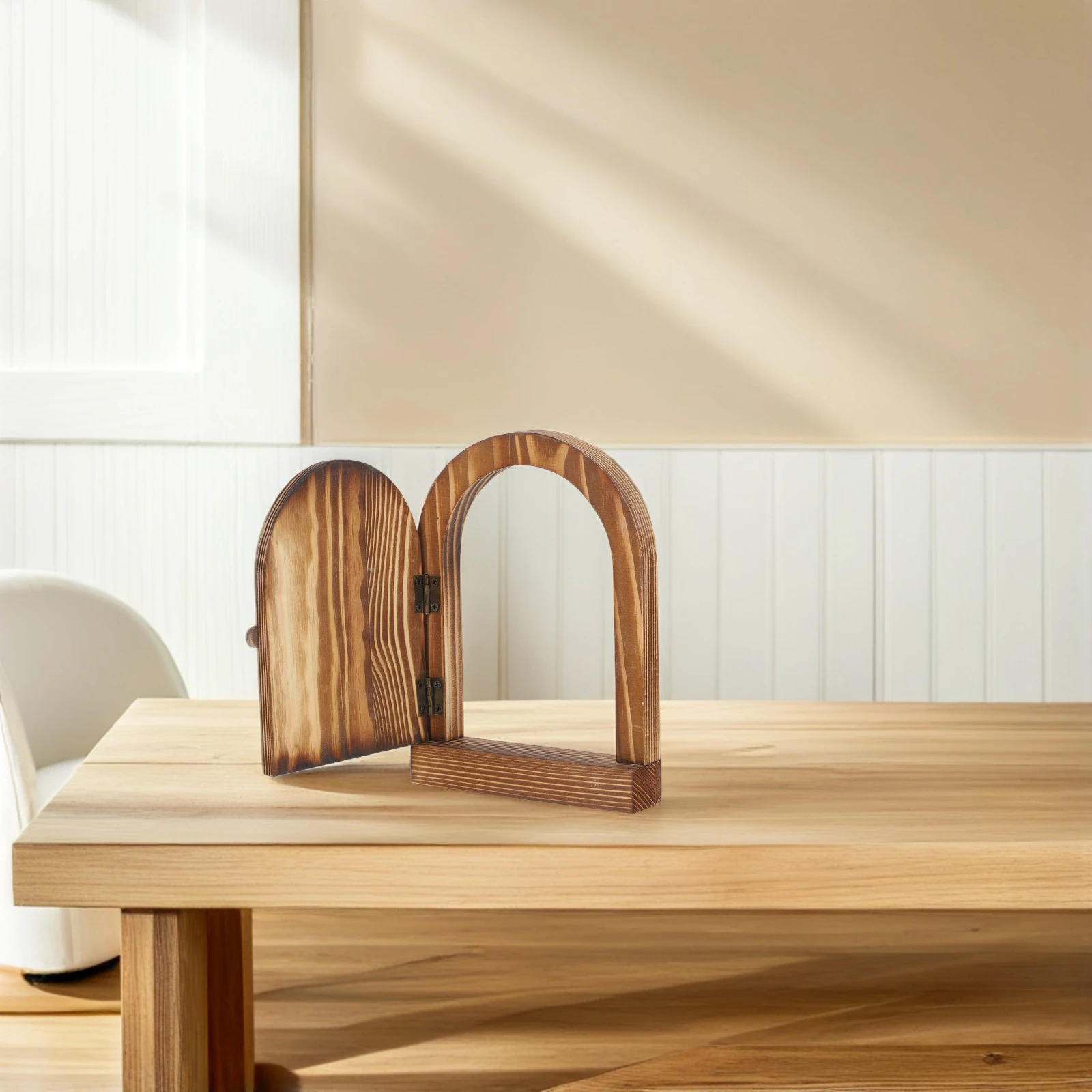 

Wooden Switch Cover Door Shape Self-Adhesive Outlet Protector Baby Proofing Guard For Kitchen Bathroom Bedroom Wall Decor