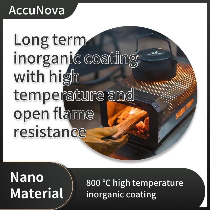 Fireproof Coating | Inorganic Heat Resistant Anti-Oxidation Coating | Long-Term Resistant to Open Flame & 800℃ High Temperature