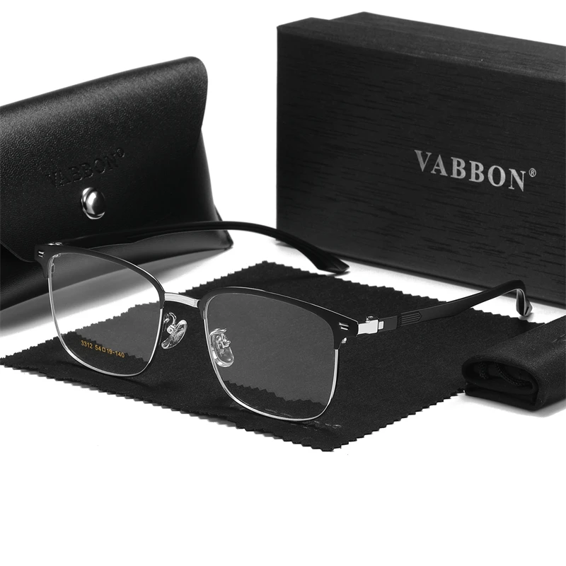 Vabbon جديد ضوء فاخر موضة الرجال مكافحة نظارات الضوء الأزرق الأعمال مكتب العصرية نظارات عادية لصيد الأسماك والقيادة والسفر ، هدية مميزة 3312