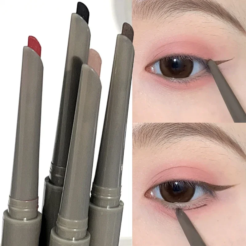 Czarny brązowy czerwony eyeliner w długopisie żelowym makijaż wodoodporny matowy długotrwały gładki łatwy w noszeniu ołówek do oczu profesjonalne kosmetyki do oczu