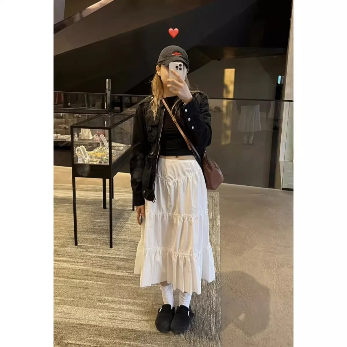 

Slimming Light Blue Pleated A-Line f Skirt Cake Sle Long Skirt High Waist Commute Sle Women's Premium Faion