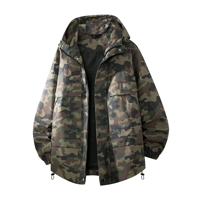 High-quality spring new camouflage simple and versatile trendy jacket for both men and women, same style for both genders