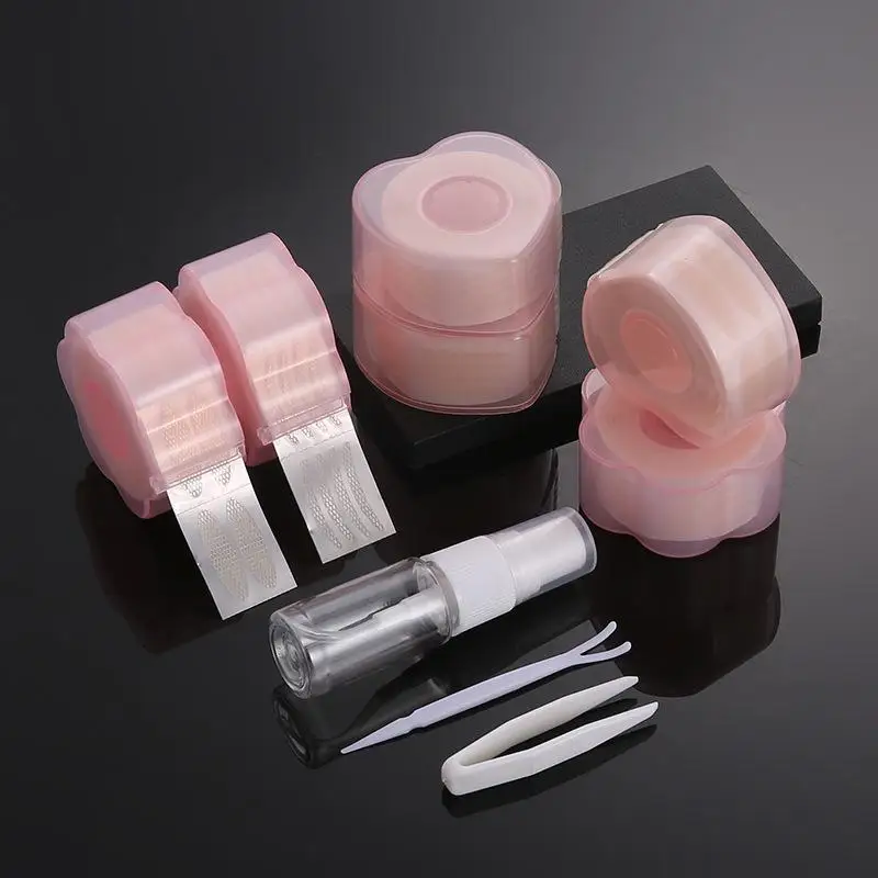 360Pcs/Roll Skin Tone Invisible Tapes Double Stickers Eye Makeup Supplies For Hooded Eyes Lifter Strips Traceless Tape Adhesive