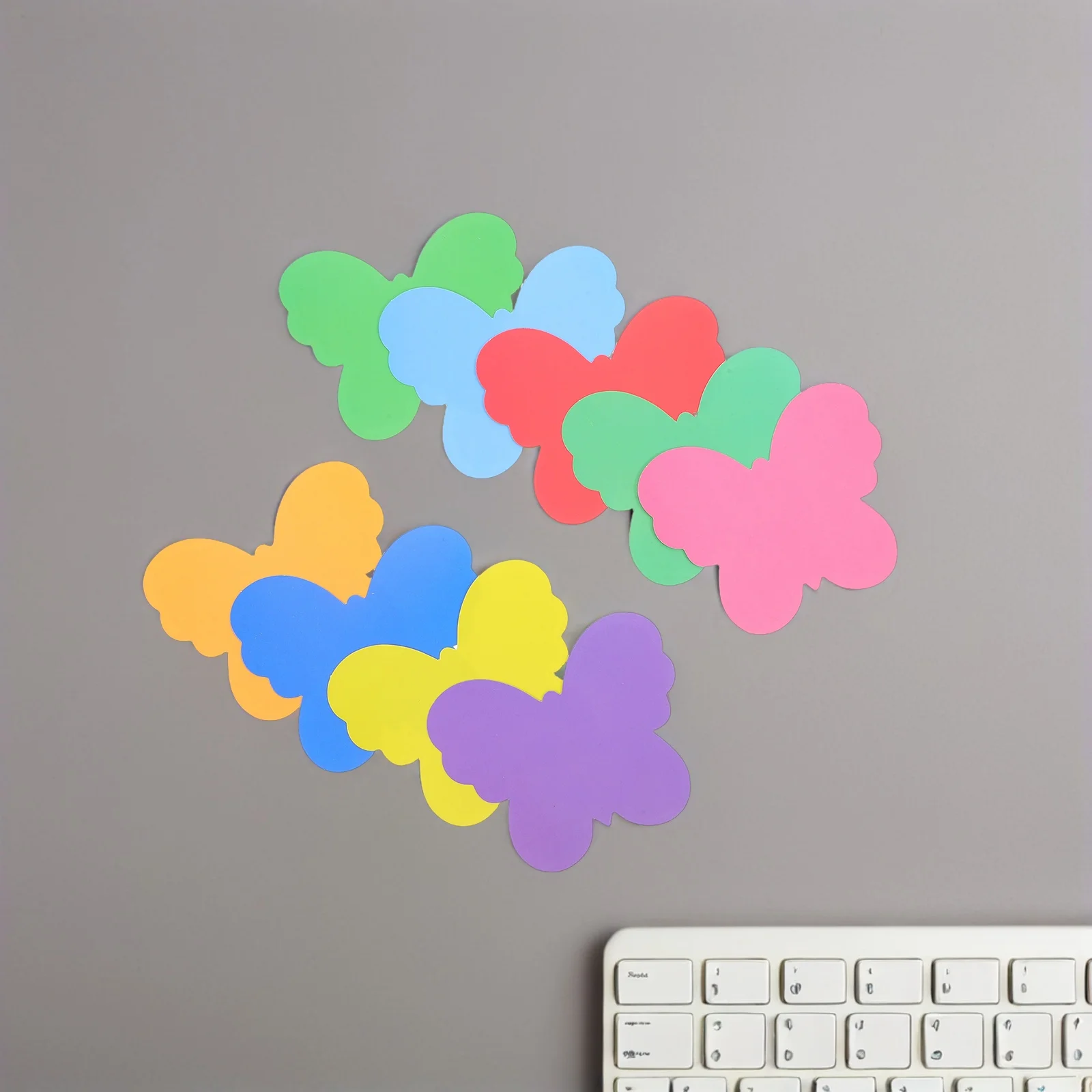 

108Pcs Paper Butterfly Cutouts for Classroom Decor Bulletin Board Displays Vibrant Cardstock Craft Shapes Educational Activity