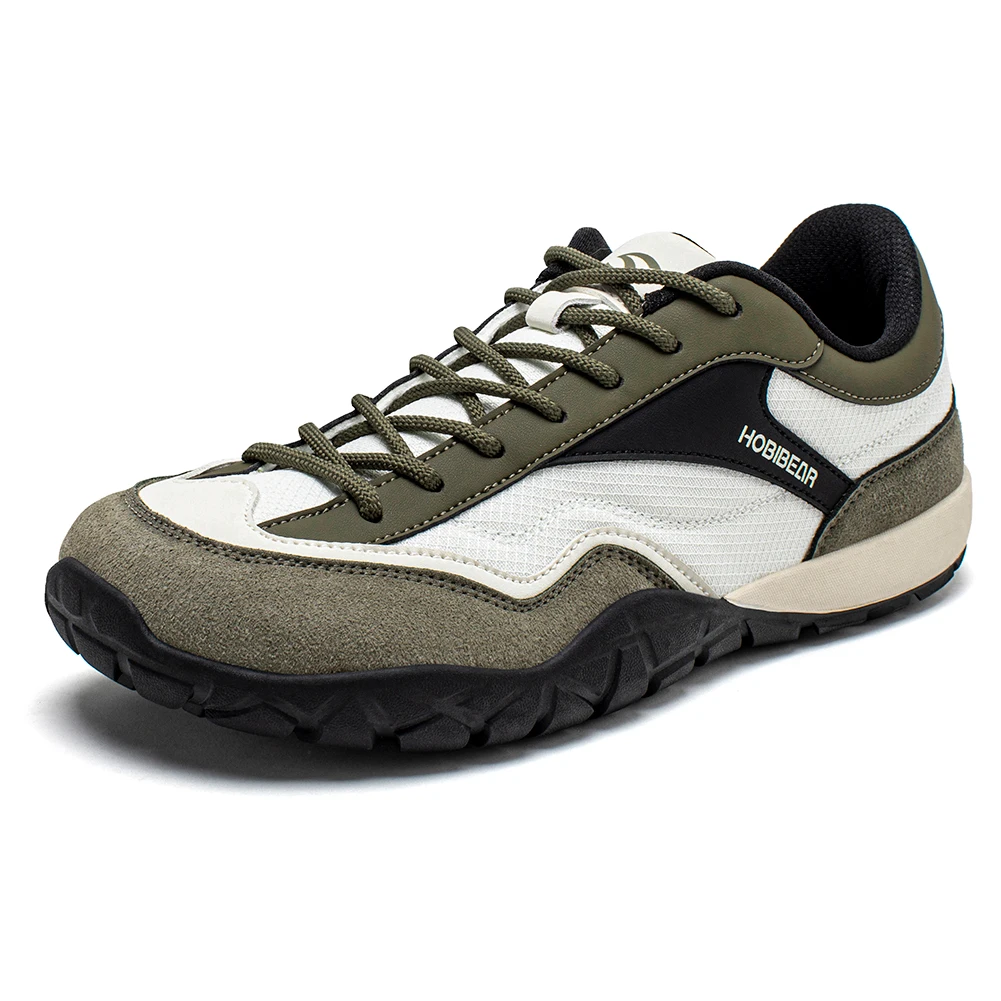 HOBIBEAR Unisex Hiking Wide Width Shoes Barefoot Zero Drop Walking Sneakers Outdoor Travel Trail Running Shoes