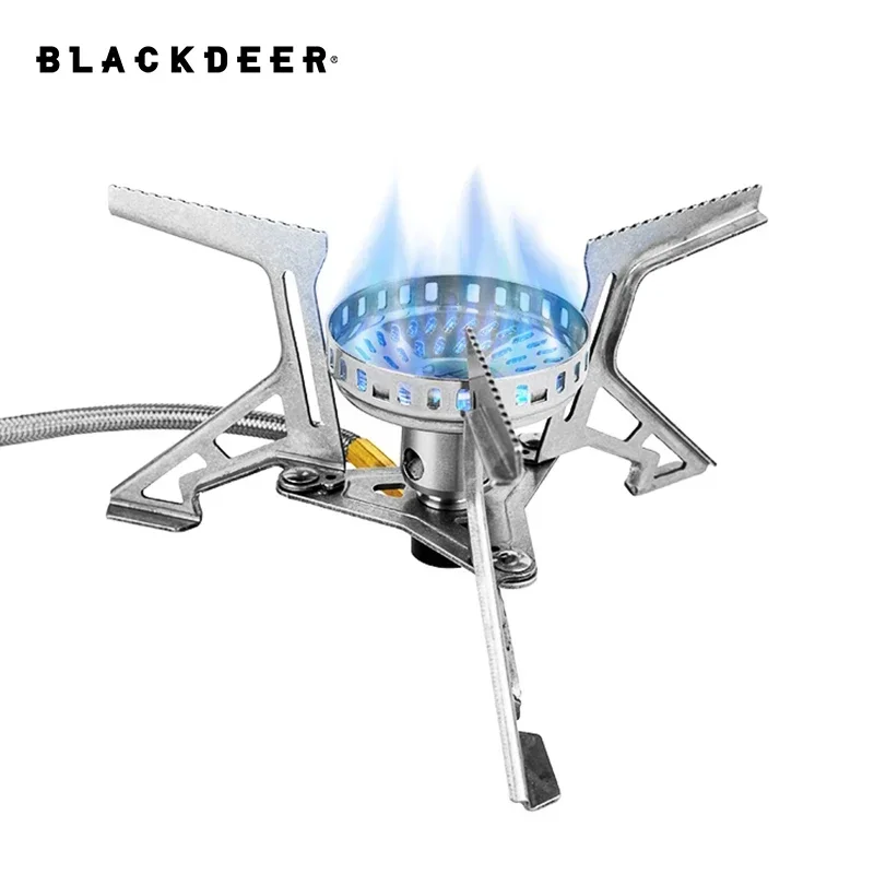 

BLACK-DEER Outdoor Gas Burner Windproof Camping Stove Portable Folding Ultralight Split Lighter Tourist Equipment For Hiking