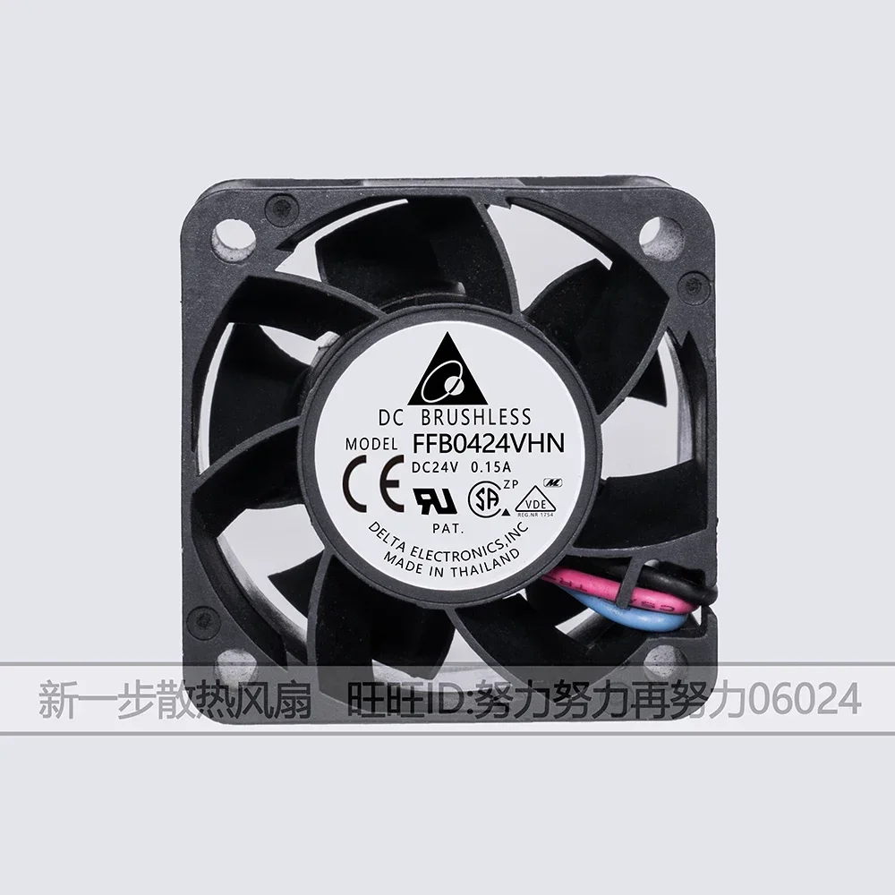 + Baru untuk Delta 4028 FFB0424VHN asli 24V 0,15A 4CM kipas pendingin frekuensi variabel 2 paket