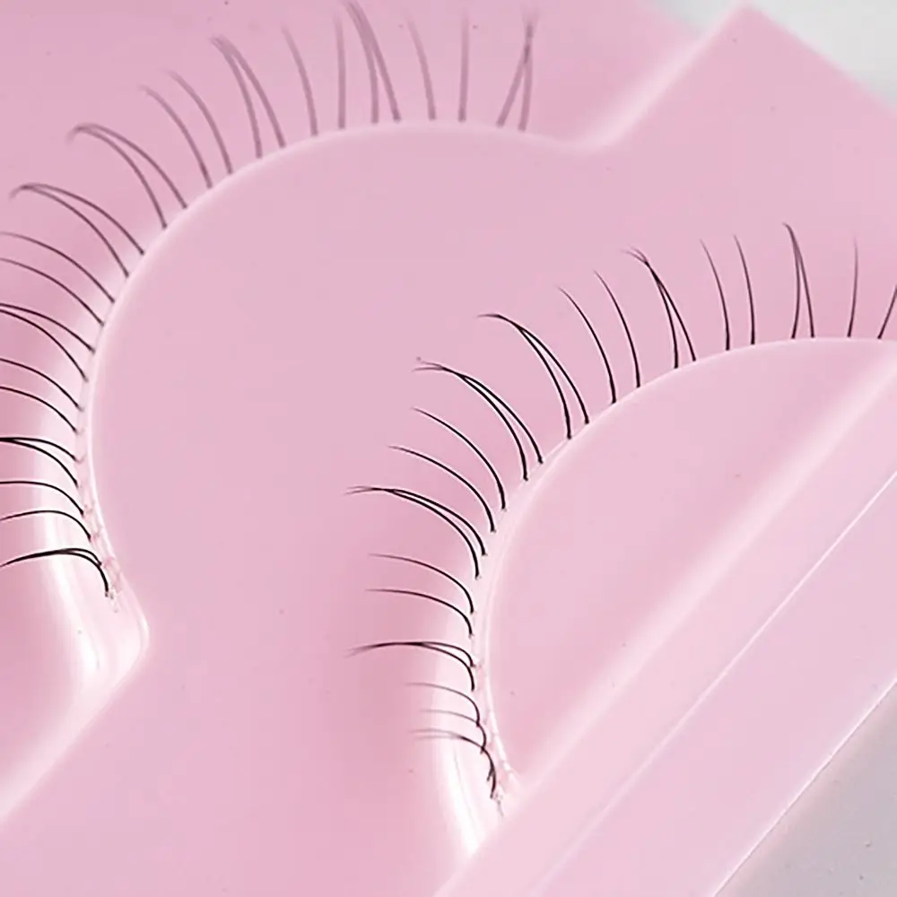 5 paires de faux cils inférieurs naturels, tiges transparentes, petit diable, une pièce, Extension de cils pour femmes, DIY