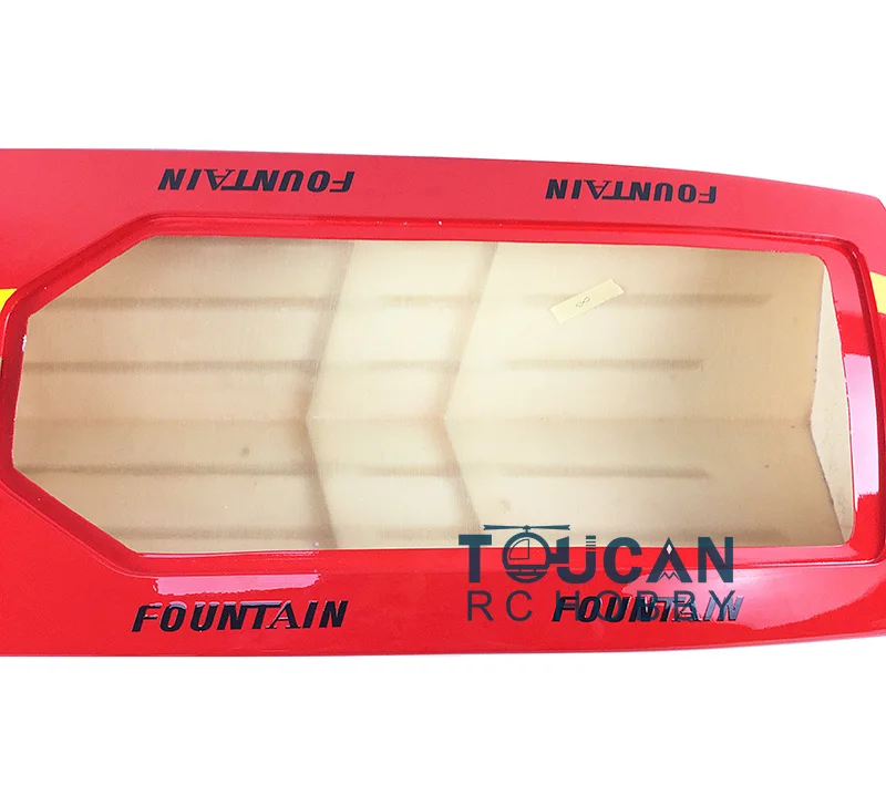 G26IP1 26CC Red Prepainted Gasoline KIT High Speed RC Boat Hull Only for Advanced Player Toucan Toys for Adults Gift TH02722