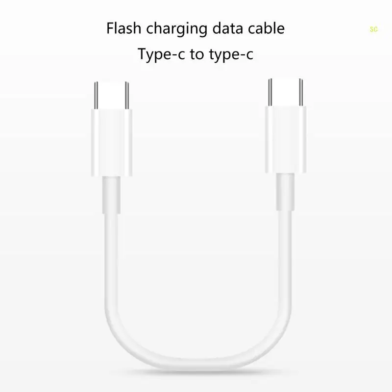 60W 20cm Short Type Cable USB to TypeC Fast Data Line For phone 15 Cellphone Tablet Charging Dropship