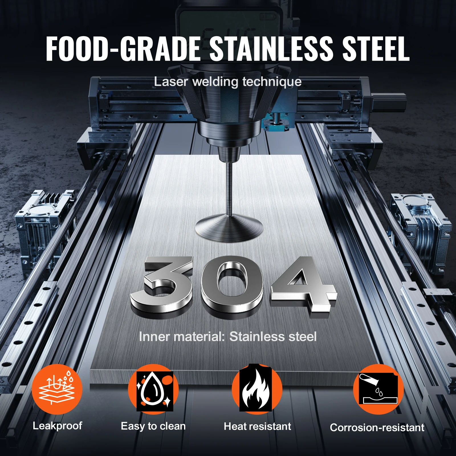 موزع الجبن الكهربائي VEVOR مع مضخة 2.3 كيو تي سخان حلوى ساخن تجاري 86-230 ℉   درجة الحرارة قابل للتعديل صلصة جبنة ناتشو أكثر دفئا