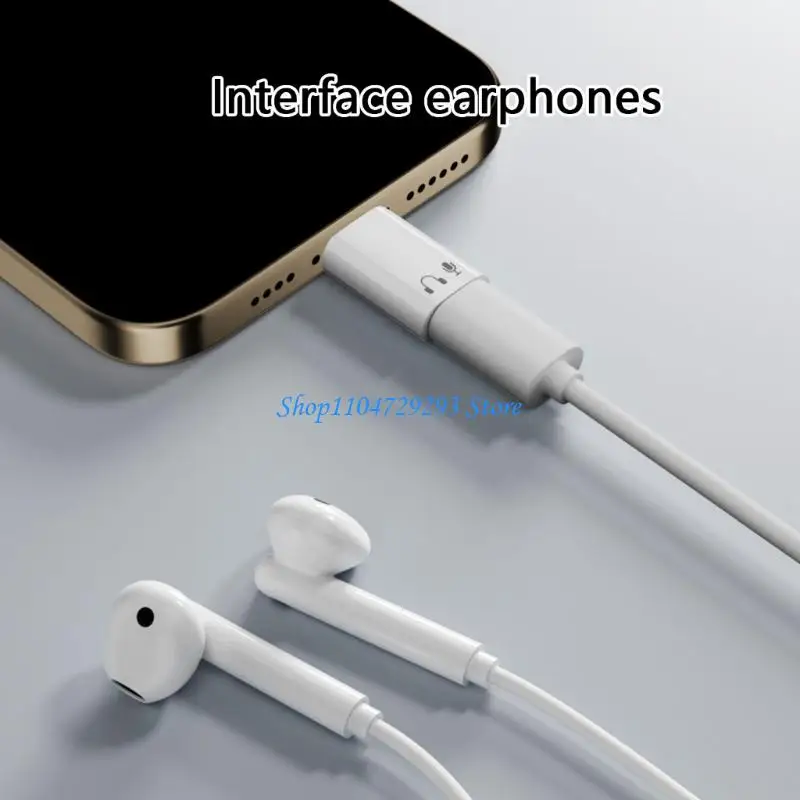 

Y2GD Lightn To Type C Headphones Audios Adapter for Phone 16 Durability Metal Design