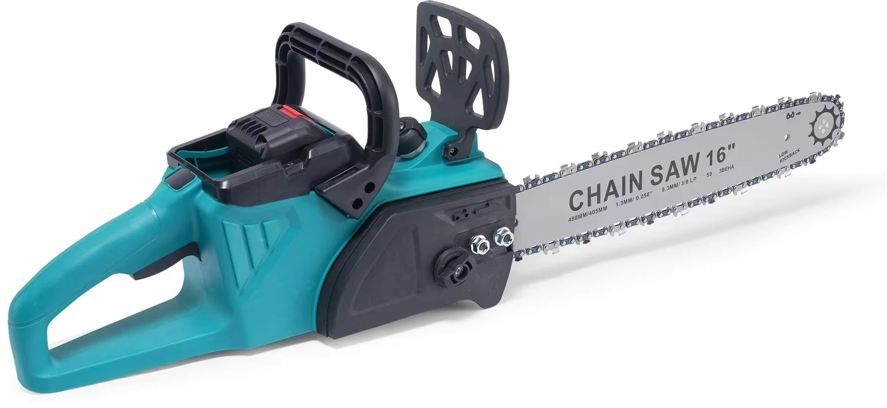 16 Inch Industrial Lithium Battery Powered Electric Chainsaw 4500Rpm 2000W 21V Dual-Battery DIY