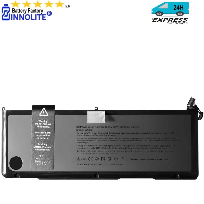 A1383 Vervangende Batterij Macbook Pro 17 Inch A1297 2011 Versie Geschikt Voor Mc725ll/Een Md311ll/Een Mb604ll/Een 020-7149-a 020-7149-a10