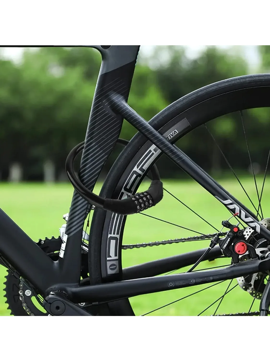 AliExpress CZHIYAO Portable Bike Lock For Theft Prevention Multi Function Cable Works With Bicycles Motorcycles  Durable Safe For Outdoor