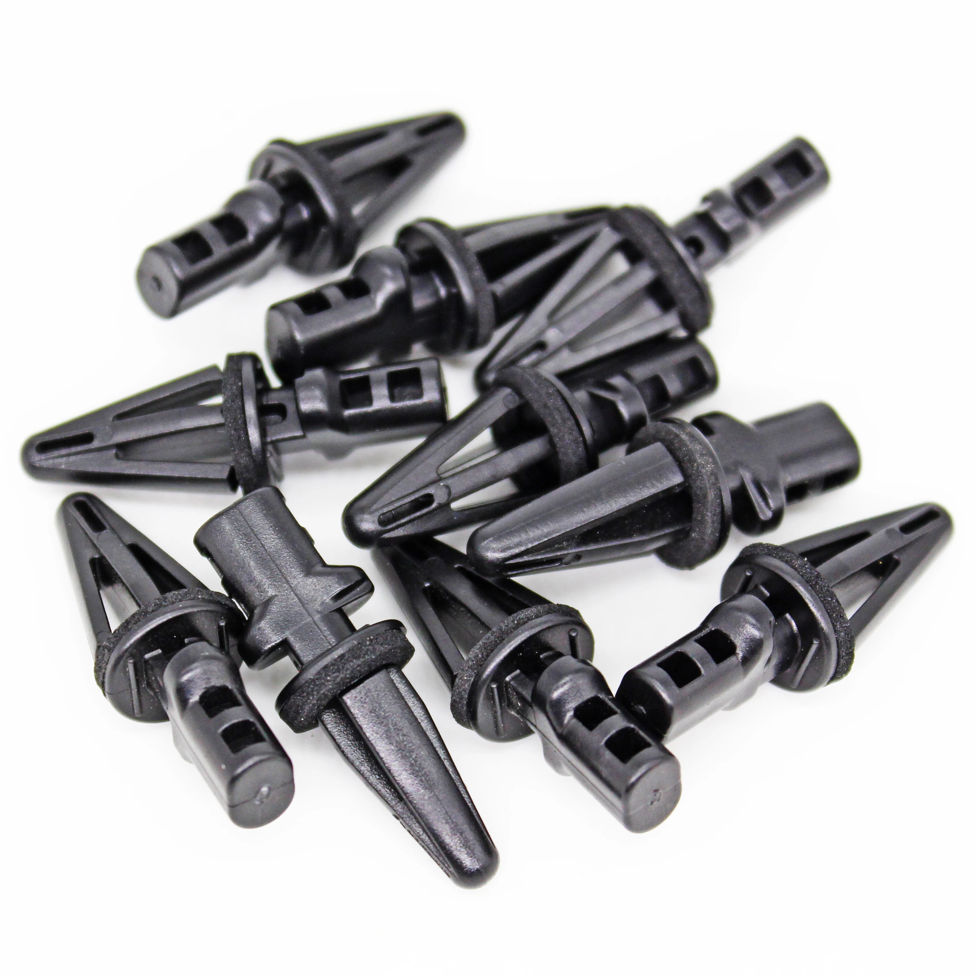 10Pcs Rear Bumper Retainer Nylon Fastener Clip with Sealer For Nissan & Infiniti