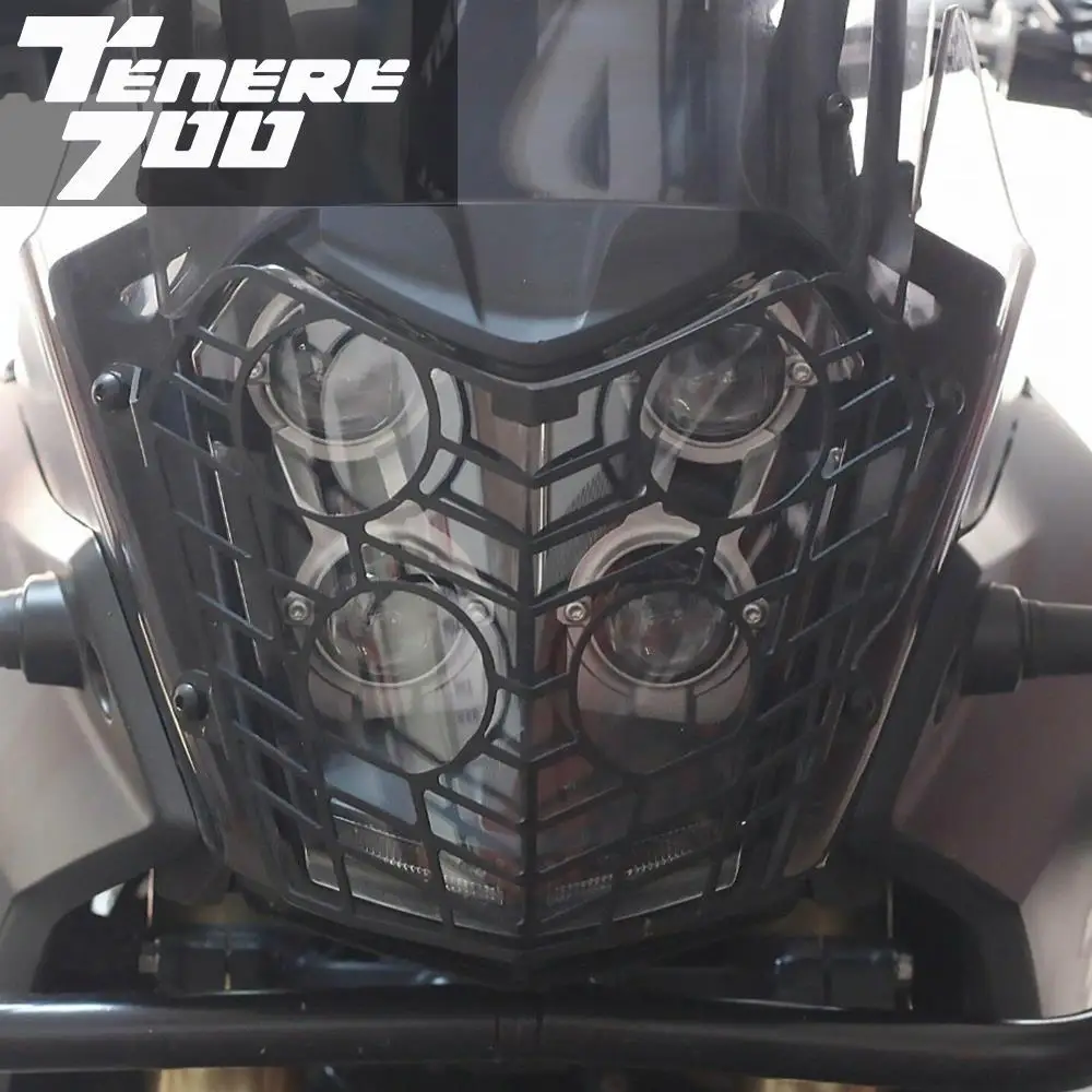 Tenere700 Motorcycle Headlight Guard For Yamaha Tenere 700 Rally 2019 2020 2021 Head Light Lamp Protector T7 XT700Z XTZ700