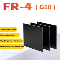 1Pcs 0.5-10mm Antistatic Black Glassfibre Template Board Sheet G10 Epoxy Glass Fiber FR4 Epoxy Resin Plate 3D Printer