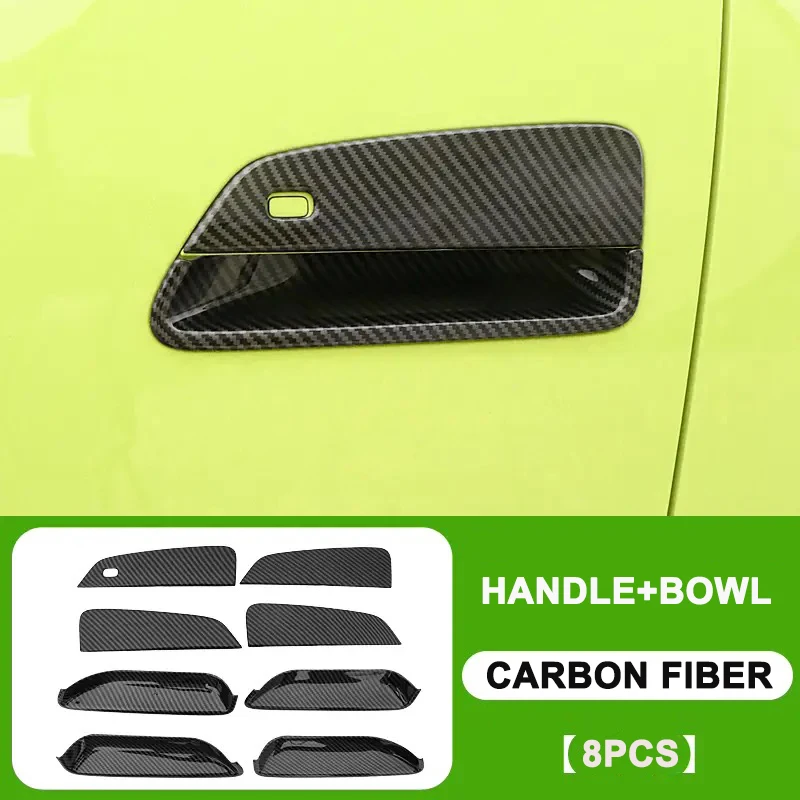 FIT BYD SEAGULL DOLPHIN MINI SURF ATTO 1 2024 2023 Car Door Handle Bowl ABS Plastic Pad Trim Protective Sticker Car Accessory