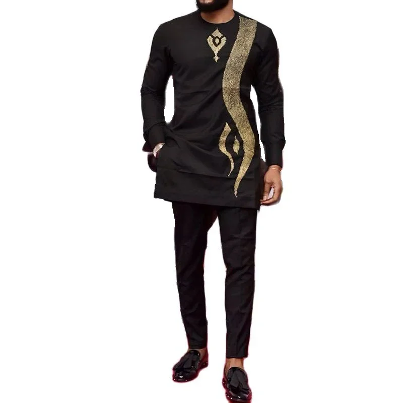 

printed design dashiki tracksuit mens african dresses clothes kanga set africa clothing casual robe africaine 2023