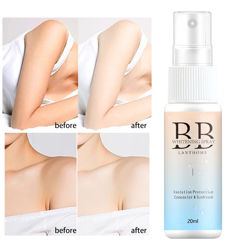 20ML BB Whitening Spray Skin Brightening Moisturizing BB Cream Face Foundation Nourishing Skin Care Beauty Cosmetics