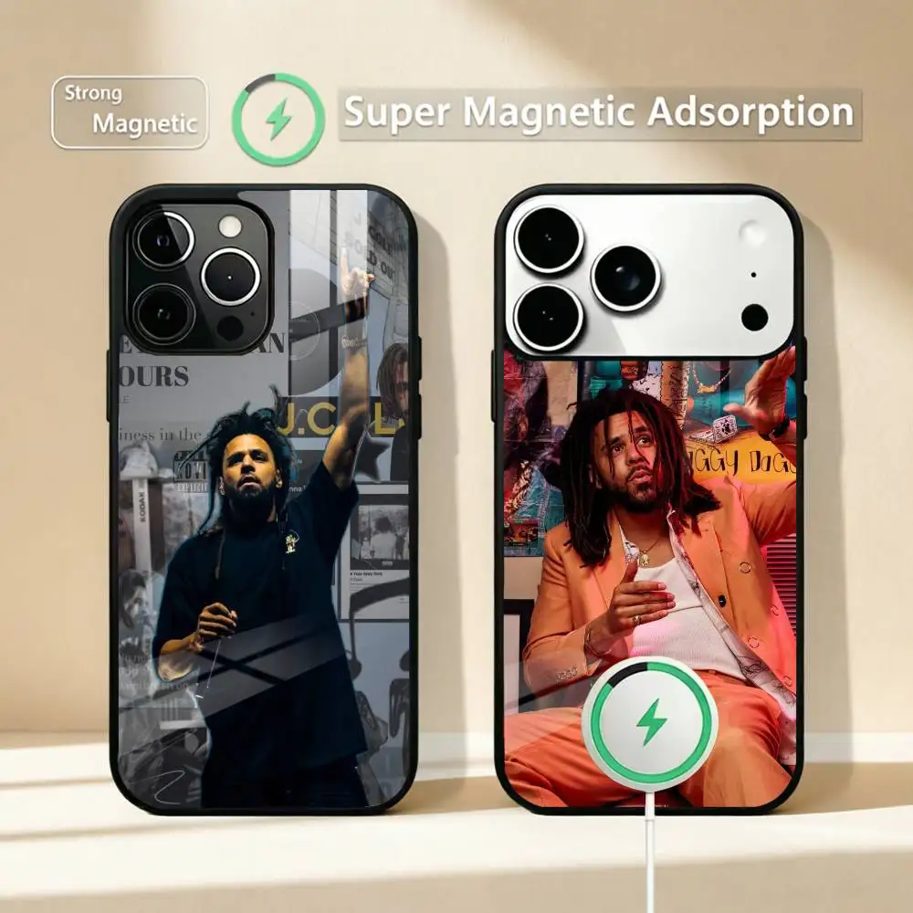 

Popular Singer J. Cole World Phone Case For iPhone17,16,15,14,13,12,11 Plus,Pro Supports Magnetic Wireless Charging