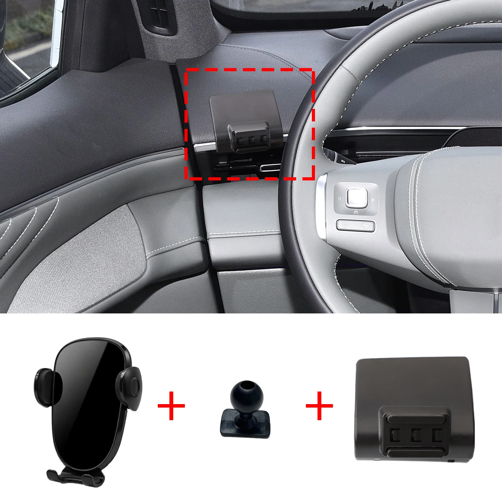for DEEPAL S07 2024 2025 2026 LHD Mobile Phone Bracket, Dashboard Mount Simple Installation Car Accessories