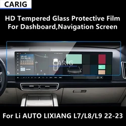 For Li AUTO LIXIANG L7/L8/L9 22-23 Dashboard,Navigation Screen HD Tempered Glass Protective Film Anti-scratch Accessories Refit