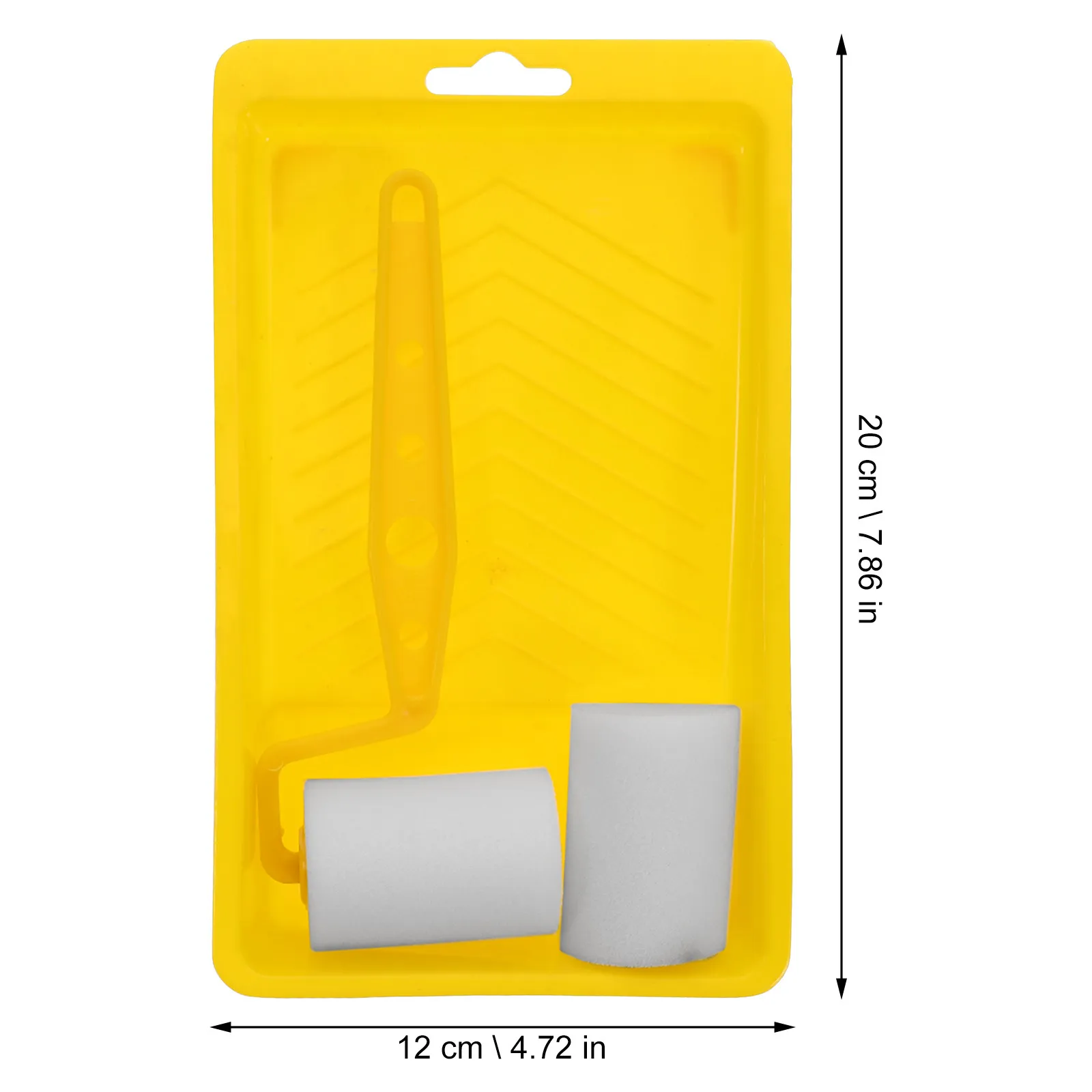 1Set Paint Roller Brush Set for DIY Painting Wall Ceiling Furniture Window Frame Narrow Surfaces Sponge Roller Brush Painting
