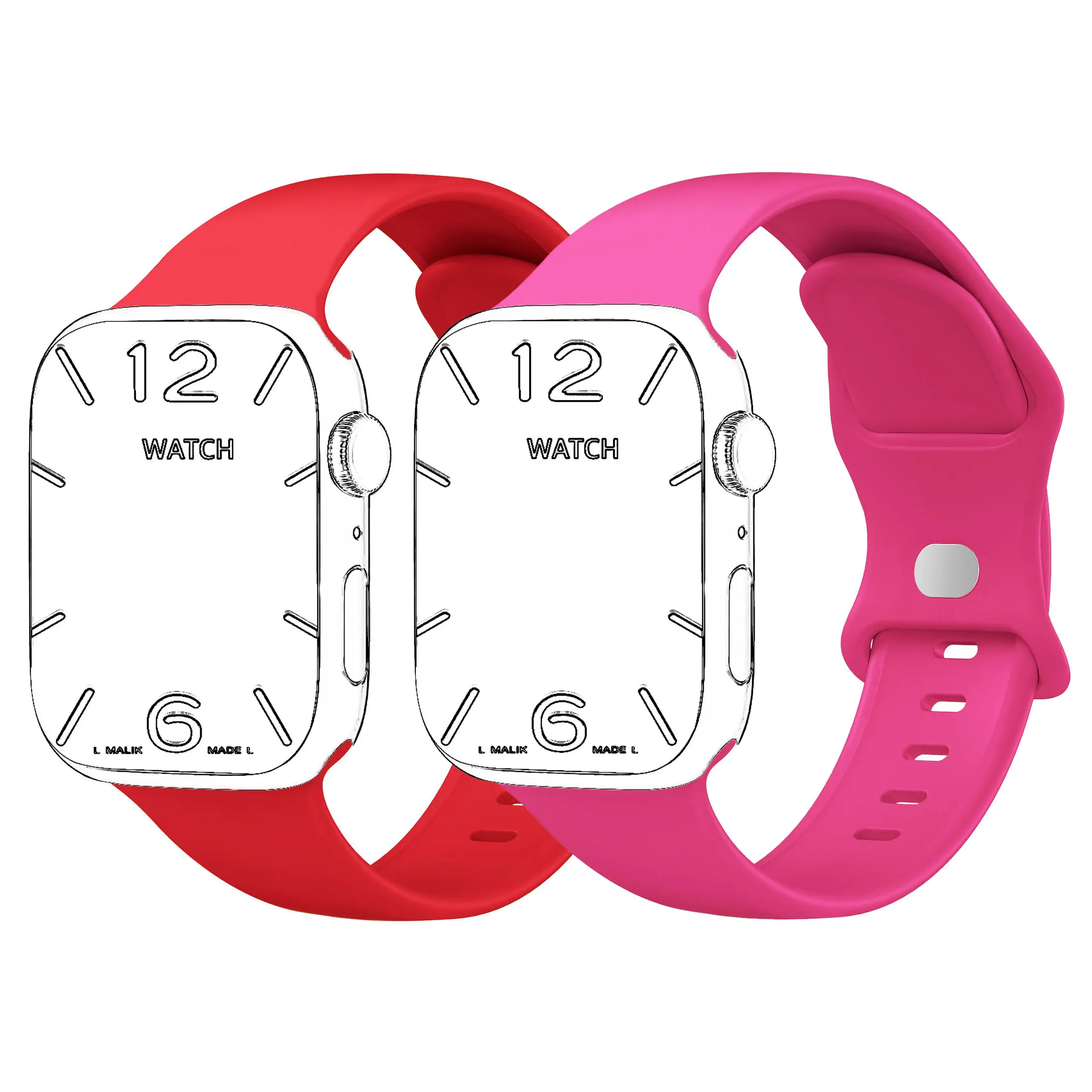 Apple Watch用シリコンバンド 44mm 45mm 40mm 41mm 42-38mm 45mm スポーツブレスレット iWatchシリーズ 10 9 8 7 6 5 4 3 SE 9 Ultra 2対応