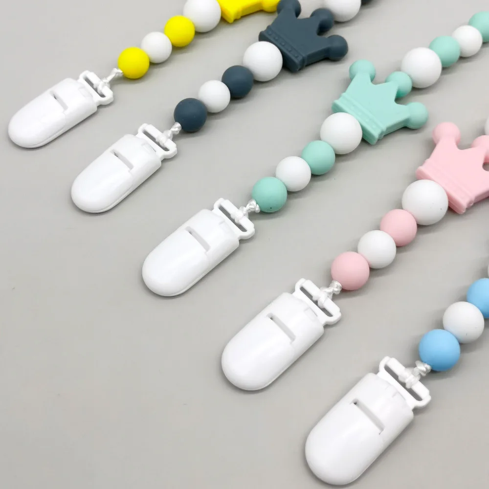 Bebê chupeta clipe infantil da criança manequim silicone chupeta titular cinta recém-nascido mastigar brinquedo presente do chuveiro do bebê